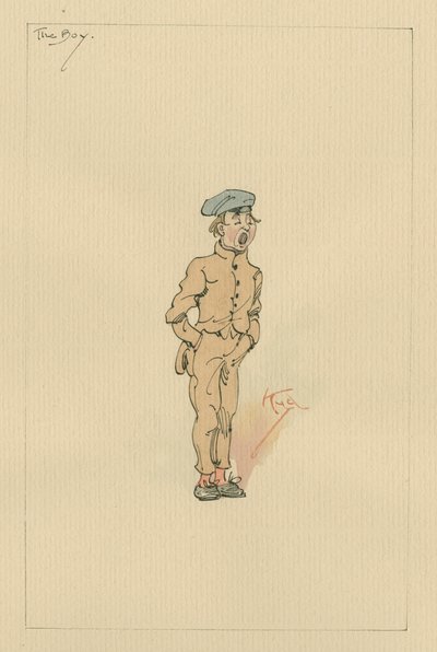 Le Garçon, vers 1920 - Joseph Clayton Clarke